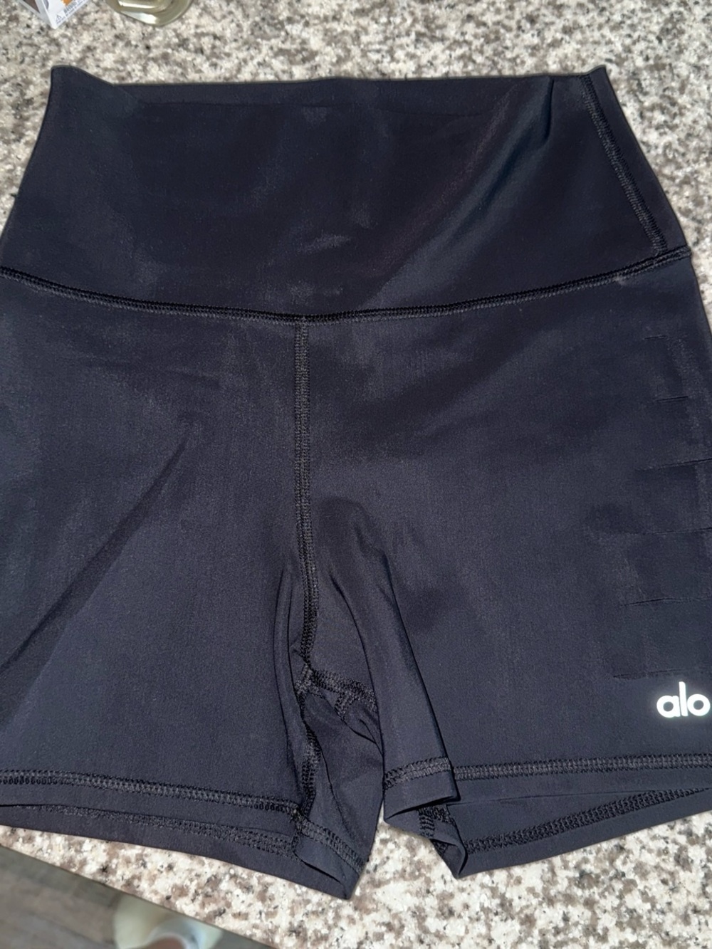 ALO Yoga Black High-Rise Women’s Bike Shorts